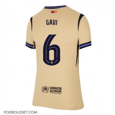 Barcelona Paez Gavi #6 Udebanetrøje Dame 2025-26 Kortærmet Barcelona Paez Gavi #6 Udebanetrøje Dame 2025-26 Kortærmet